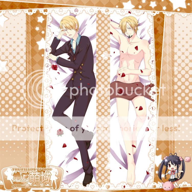 Anime One Piece Sanji Dakimakura Hugging Body Pillow Case Pillow Cover