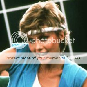 Olivia Newton-John in headband