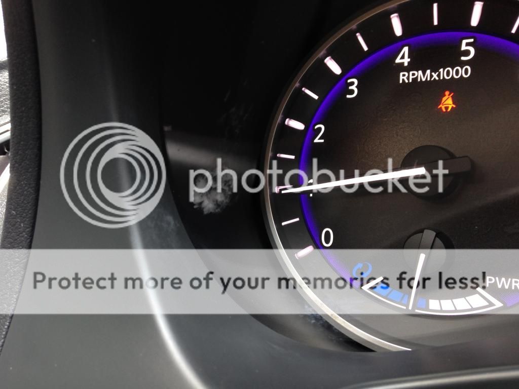 Speedometer Plastic Discoloration What the h3ll is causing this
